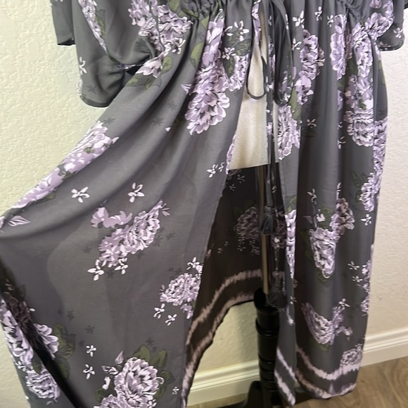 Maurice’s Floral Tie Front Duster (3X) EUC - Picture 4 of 4